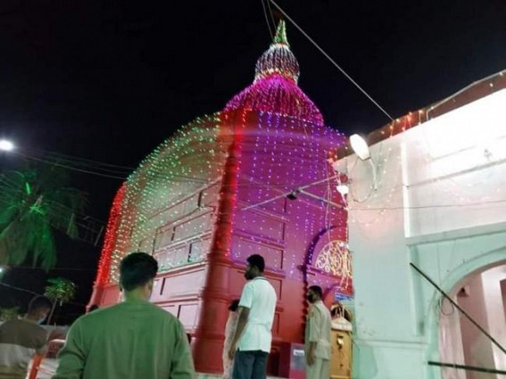 Rushes of Devotees in Goddess Tripura Sundari Temple, Social Distancing rules imposed under Observation of Gomati District Authority : Auspicious Kali Puja observed across Tripura